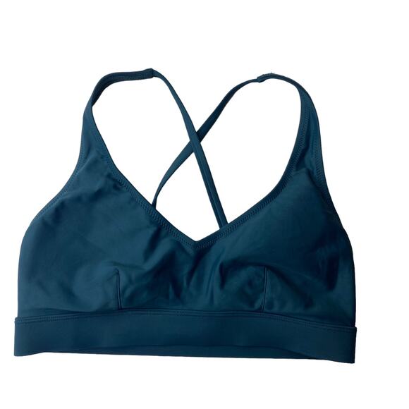 GIRLFRIEND COLLECTIVE Sea Palma Plunge Bikini Top Size Small - Picture 2 of 5